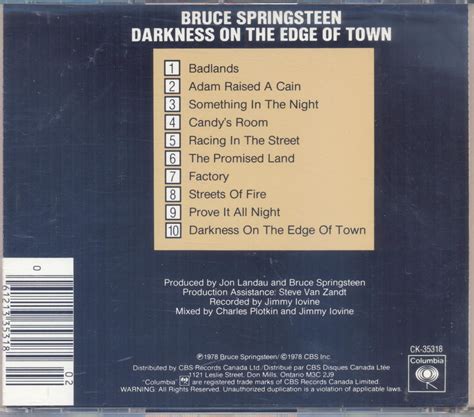 DARKNESS ON THE EDGE OF TOWN