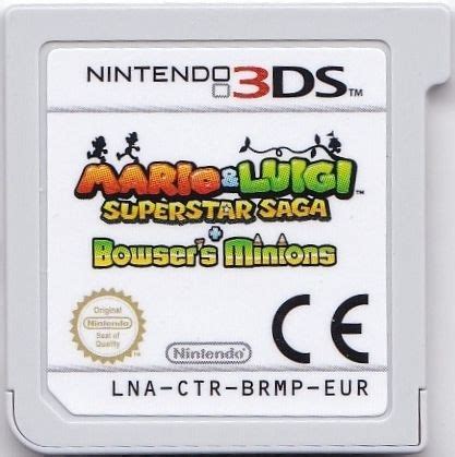 Mario Luigi Superstar Saga Bowser S Minions Cover Or Packaging