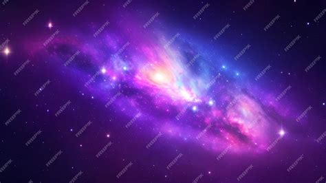 Premium AI Image | A galaxy with a background of stars