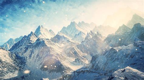 Mountain Snow Clouds HD Wallpapers - Wallpaper Cave