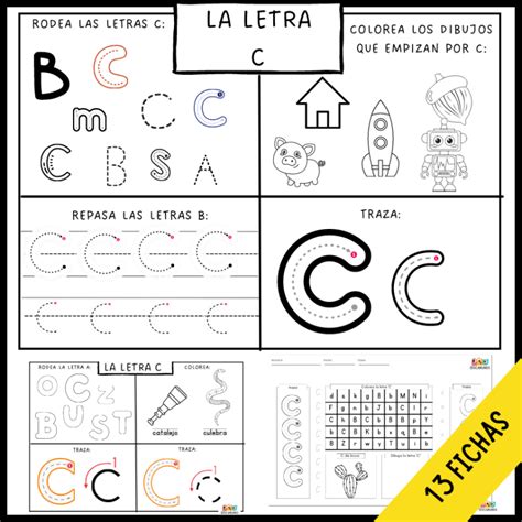 Trazo De La Letra C Fichas Gratuitas Educamundo