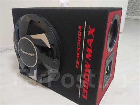 Сабвуфер активный Pioneer TS-WX300A, компонентные, 300 Вт, с корпусом ...