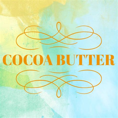 Cosmeticsinfo Org States That Theobroma Cacao Cocoa Seed Butter