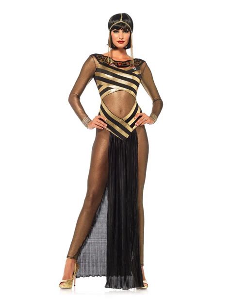 Sexy Queen Of The Nile Adult Egyptian Pharaoh Queen Cosplay Costume