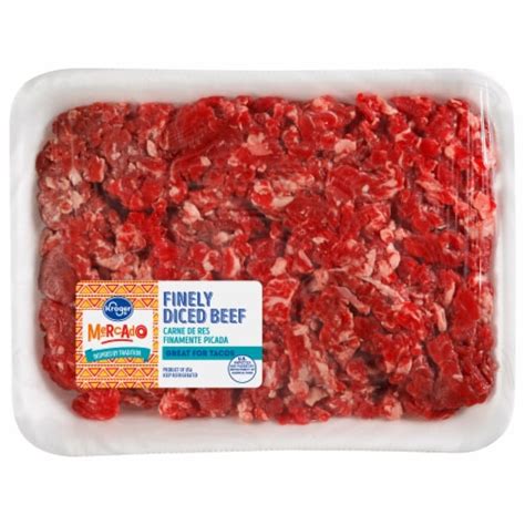 Kroger Mercado Finely Diced Beef Lb Kroger