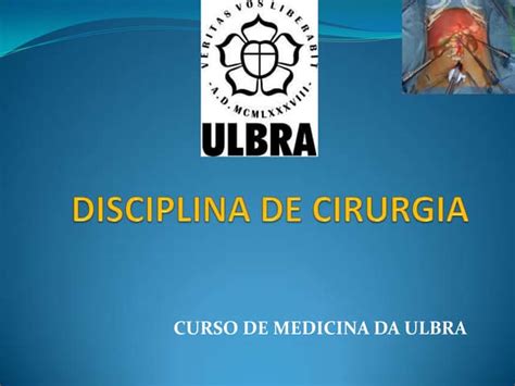 Disciplina De Cirurgia Ppt Download Gratuito