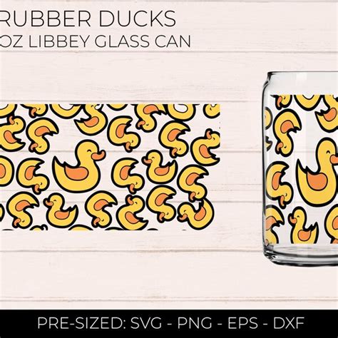 Ducks Glass Can Png Etsy