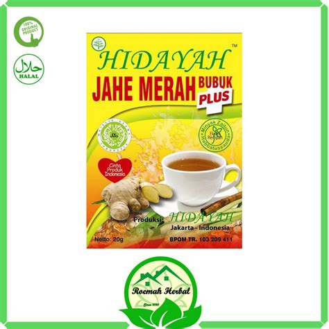 Jual Jahe merah / Jahe merah hidayah / jahe merah bubuk / minuman jahe ...