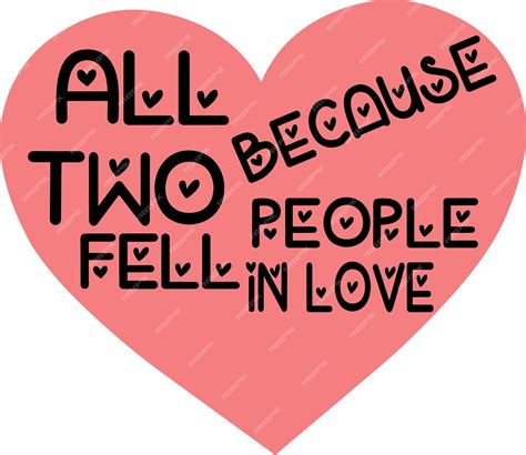 Premium Vector | All because two people fell in love svg cut file