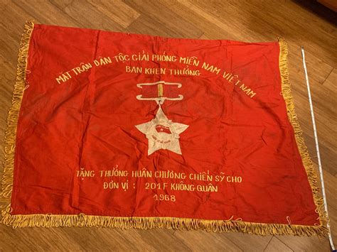 Vietnam War NVA Battle Flag - Etsy