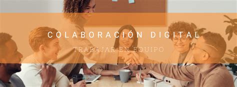 Colaboración Digital Trabajando Juntos Como Un Equipo Fairlinked