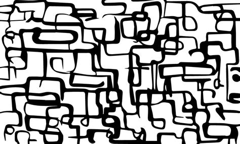 abstract black and white abstract pattern of a bunch of shapes 31095263 ...