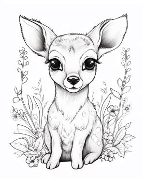 Printable Deer Coloring Pages Free Printable Coloring Pages