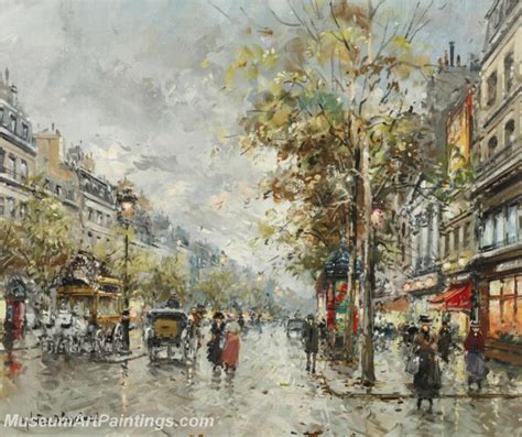 Paris Street Scene Paintings PMP19