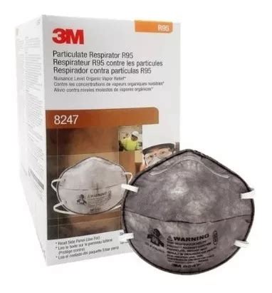 Mascarilla Respirador 3m 8247 R95 Polvos Y Vapores Orgánicos MercadoLibre