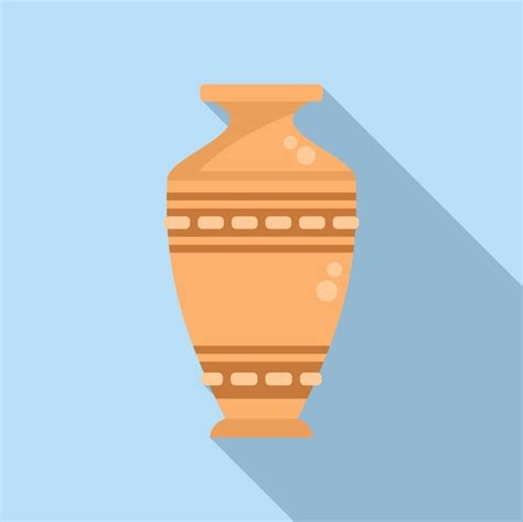 Premium Vector Exhibition Amphora Icon Flat Vector Ancient Vase