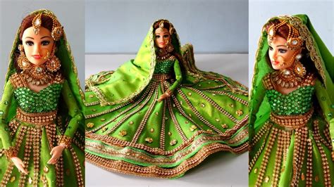 Barbie Anarkali Lehenga Traditional Muslim Bride Doll Indian Barbie