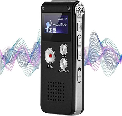 Digital Diktierger T Mini Tragbar Aufnahmeger T Audio Sound Voice