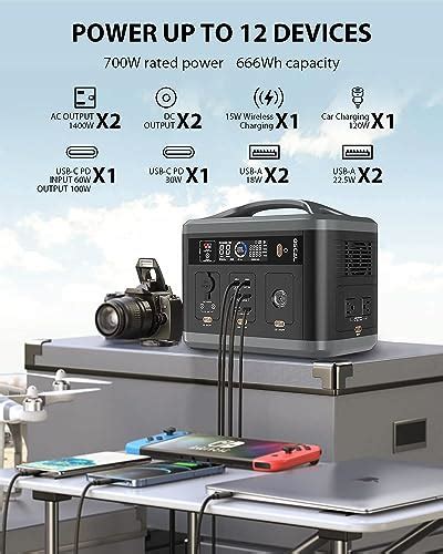 Portable Power Station Wh W W Peak Oscal Powermax Power