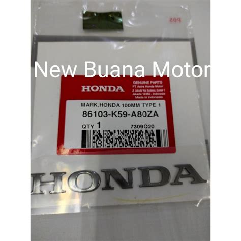 Jual Stiker Sticker Mark Honda 100MM Type 1 New Vario 150 A80ZA