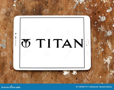 Titan watches Company logo editorial stock image. Image of vector ...