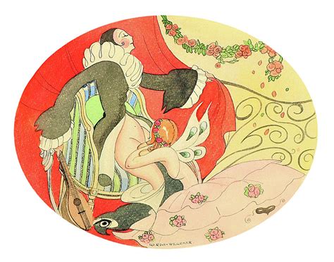 Erotic Scene Digital Remastered Edition Painting By Gerda Wegener