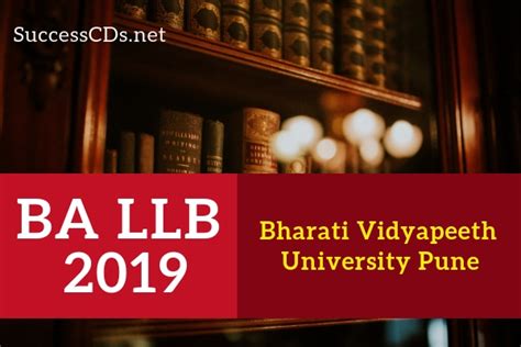 BVP CET BA LLB Entrance Test 2019 Notification Dates Application