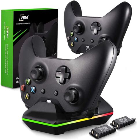 Vida Xbox Ones Charging Station And Battery Pack Video Gaming Gaming