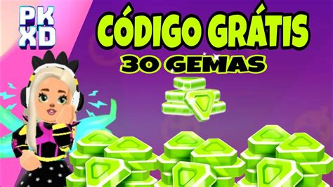 PK XD CÓDIGO GRÁTIS RESGATE JÁ 30 GEMAS 50 RESGATES pkxd