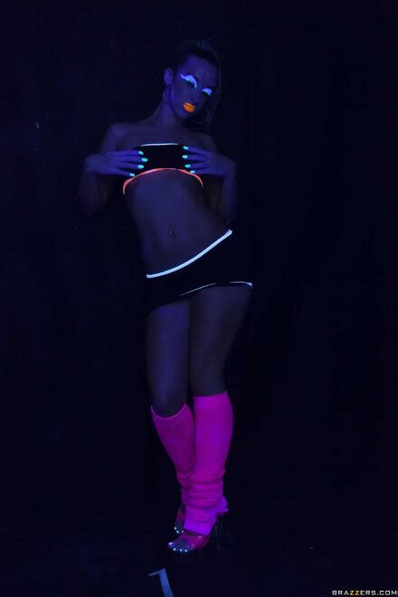 Jada Stevens Blacklight Booty Solo Porn Pic