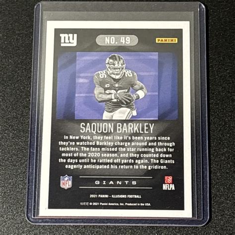 Panini Illusions Stardust Saquon Barkley Ebay