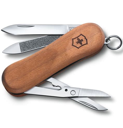 Victorinox Swiss Army Small Pocket Knife Evowood 81 Walnut Knife Jura Watches