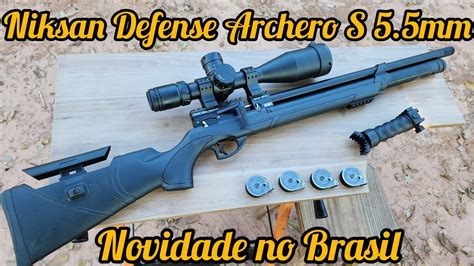 PCP NIKSAN DEFENSE ARCHERO S 5 5mm IMPORTAÇÃO OFICIAL TAG TACTICAL E