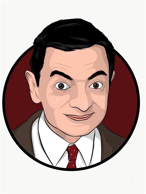 Mr Bean Vector Artwork In Adobe Illustrator Draw Completed R