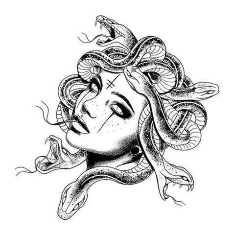 Medusa Tattoo Design Simple Georgine Rigsby