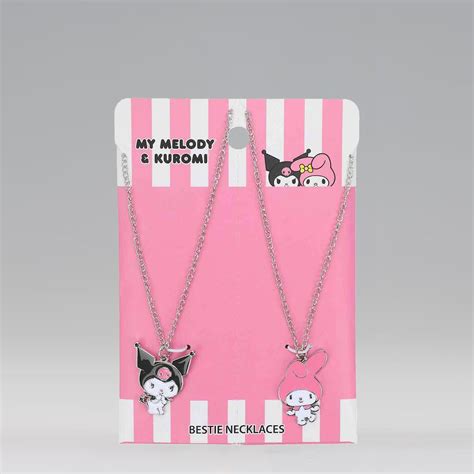 Kuromi And My Melody Friendship Necklace Set Collector S Outpost