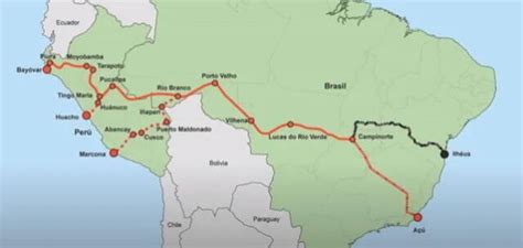 Tren bioceánico conectaría Perú y Brasil desde Chancay por dónde