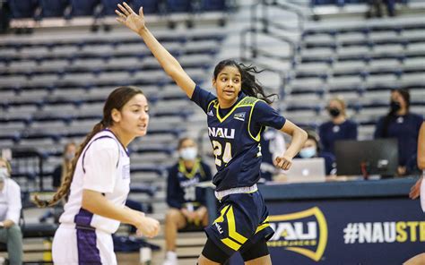 NAU women's basketball forward Sanjana Ramesh talks journey from India ...