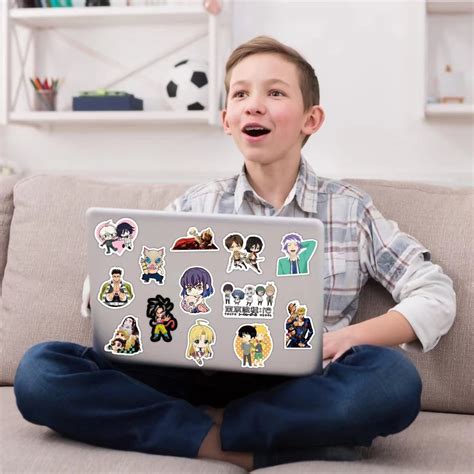 200 Pcs Anime Mixed Stickers Vinyl Waterproof Stickers For Laptop