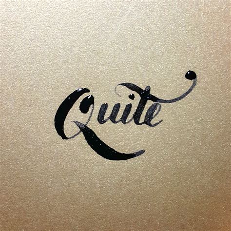 Instagram lettering #1 - Calligraphy on Behance