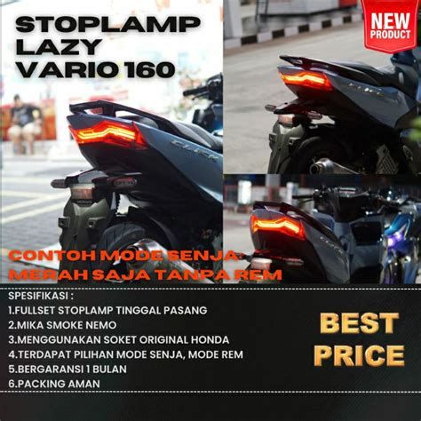 Jual Stoplamp Lazy Vario 160 TIPE 1 Shopee Indonesia