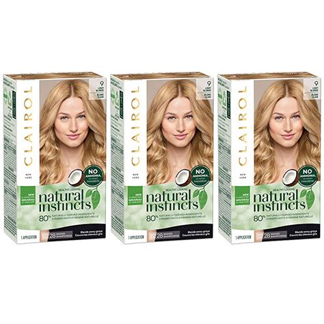 Pack Of 3 Clairol Natural Instincts Semi Permanent Hair Color 6rr