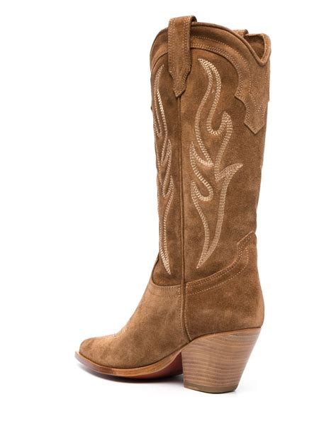 Sonora Santa Fe Cowboy Leather Boots Farfetch