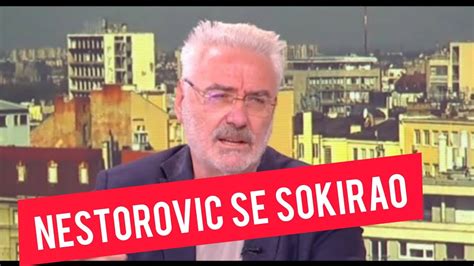 Nestorovic SE ŠOKIRAO KAD JE VIDEO OVO HITNO moramo da se vratimo u