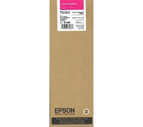 Muc In Epson T6363 Vivid Magenta Ink Cartridge C13t636300 , Mực In ...