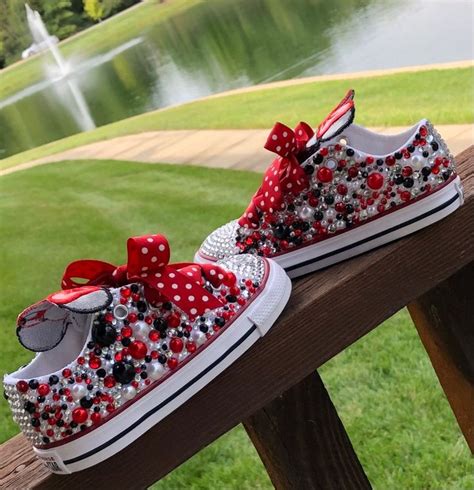 Rhinestone Minnie Mouse Converse Minnie Mouse Sneakers | Etsy | Minnie mouse converse, Sneakers ...