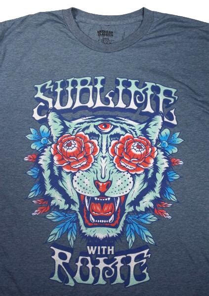 【楽天市場】sublime サブライム Floral Tiger Tee Indigo Heather：kickback