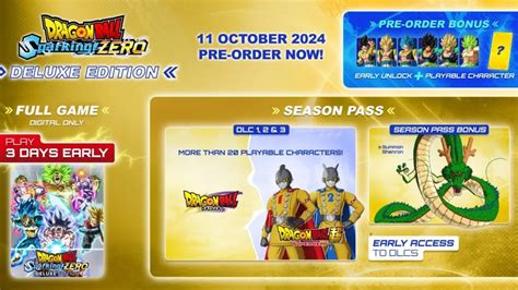 Dragon Ball Sparking Zero Season Pass Details Rewards And