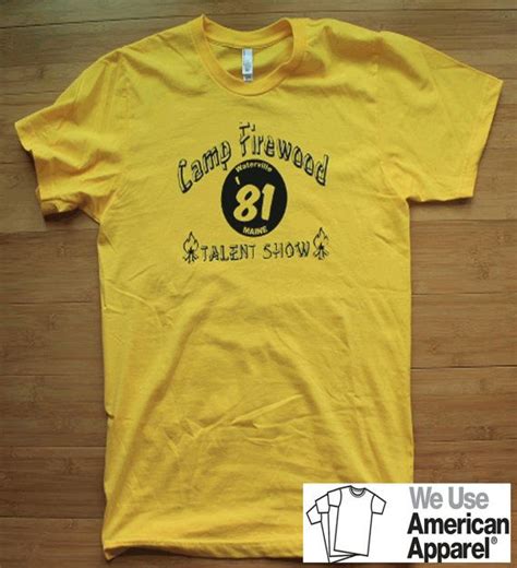 Camp Firewood Wet Hot American Summer American Apparel By Aflow American Apparel