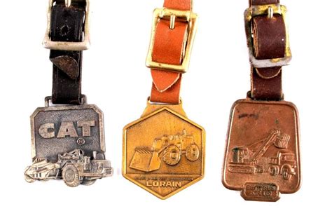 Heavy Equipment Pocket Watch Fob Collection